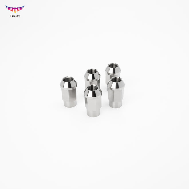 Universal M14x1.5 Gr5 Titanium Open-End Cone Seat Lug Nuts