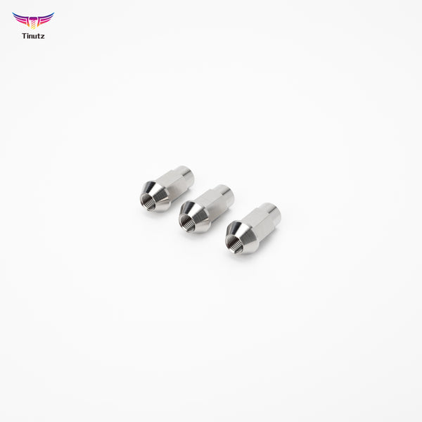 M12x1.25/1.5x40 Gr5 Titanium Open-End Cone Seat Lug Nuts
